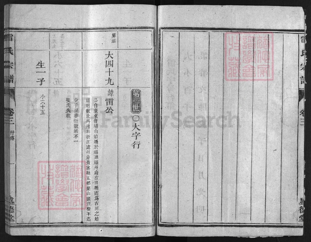 图片[5]-浙江兰溪雷氏宗谱（盛德堂）电子版PDF下载-中华家谱网