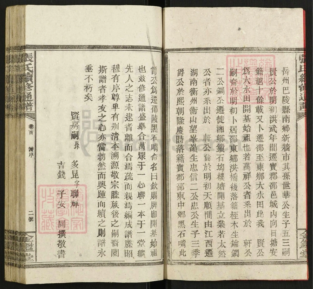 图片[3]-湖南邵阳邵陵张氏续修通谱（金鉴堂）电子版PDF下载-中华家谱网