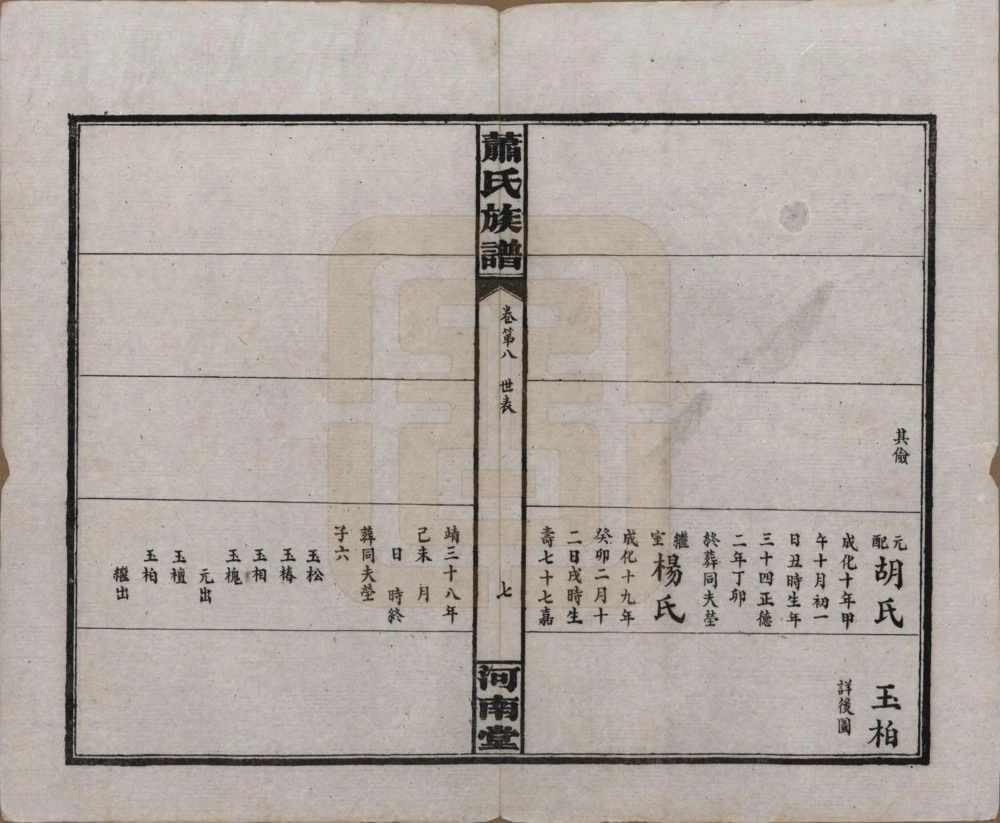 图片[8]-湖南沅江萧(肖)氏族谱（河南堂）电子版PDF下载-中华家谱网