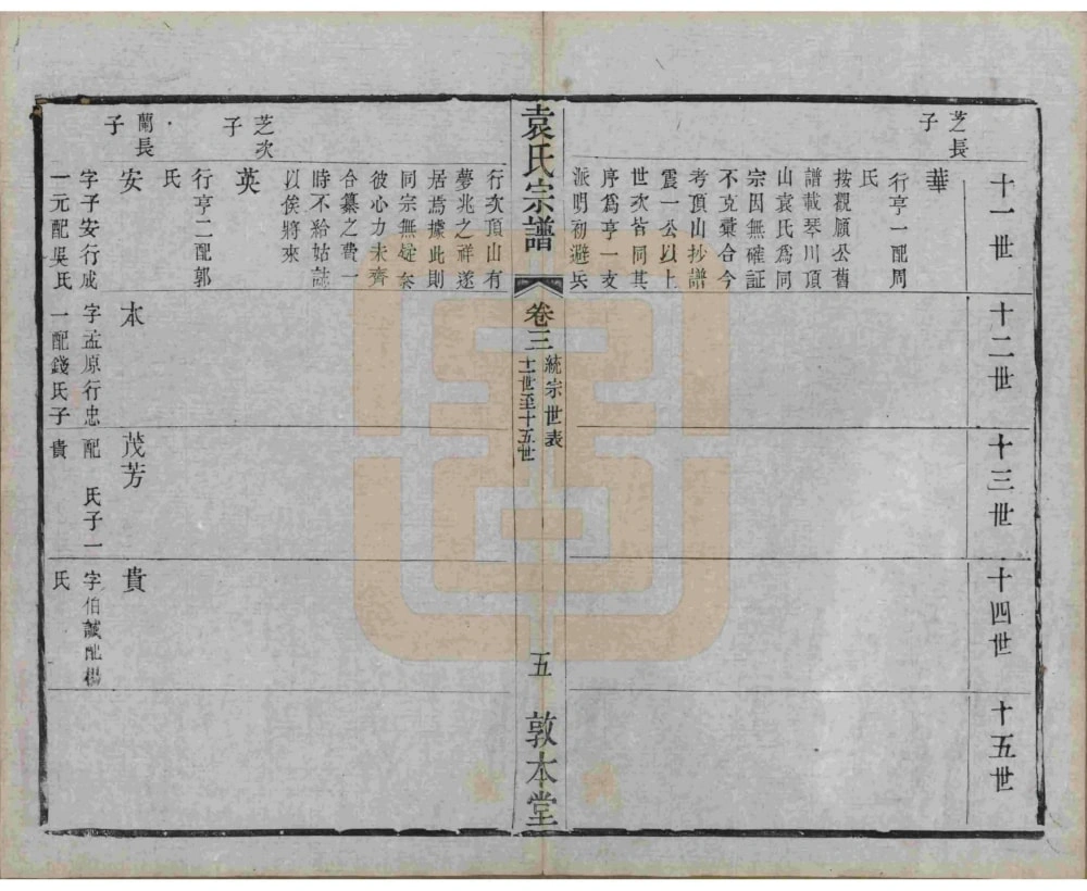 图片[8]-江苏江阴袁氏宗谱（敦本堂）电子版PDF下载-中华家谱网