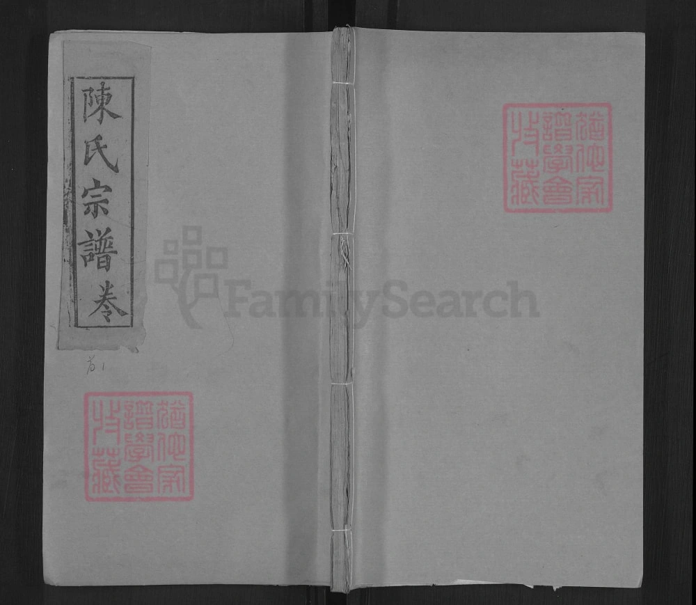 图片[1]-湖北黄冈义门陈氏宗谱（明伦堂，光绪30年本）电子版PDF下载-中华家谱网