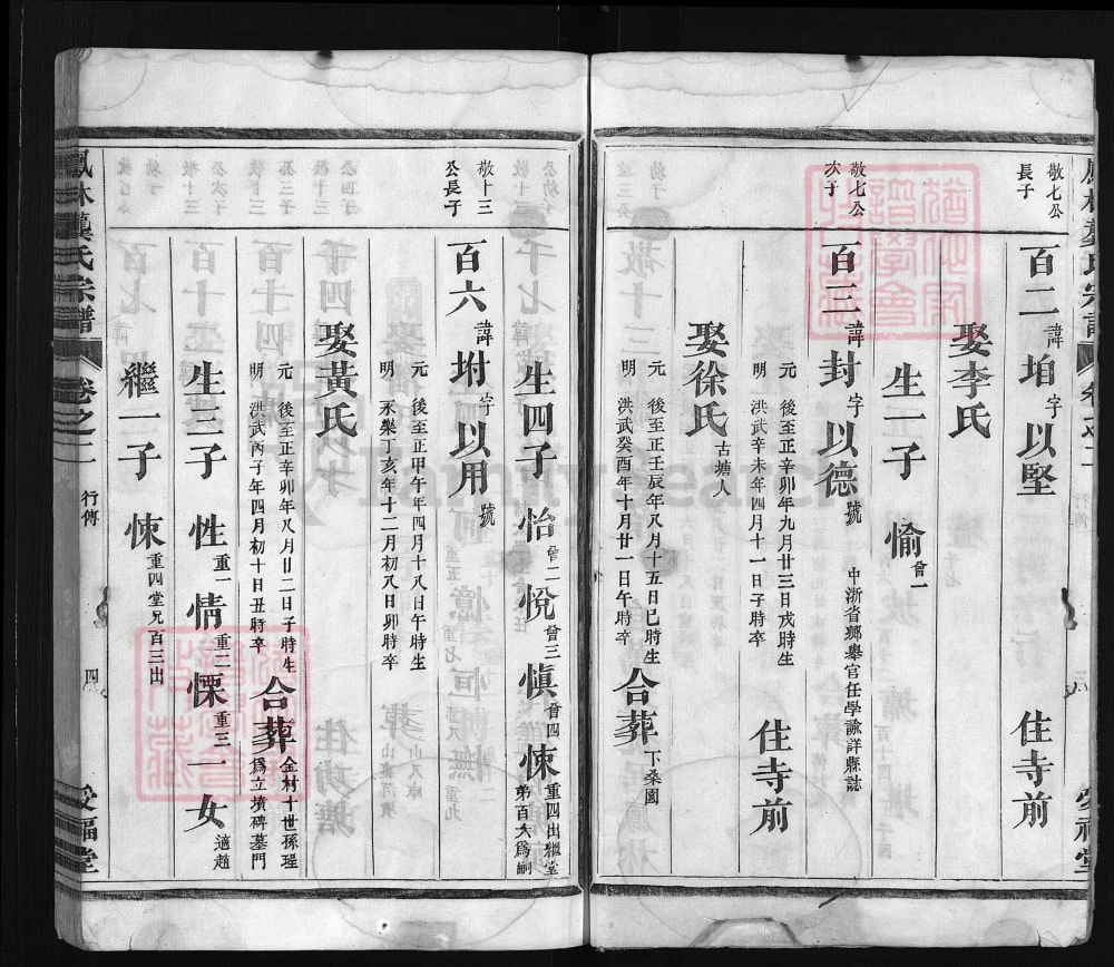 图片[8]-浙江兰溪凤林龚氏宗谱（受福堂）电子版PDF下载-中华家谱网