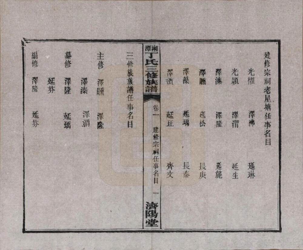 图片[4]-湖南湘潭丁氏三修族谱（济阳堂）电子版PDF下载-中华家谱网