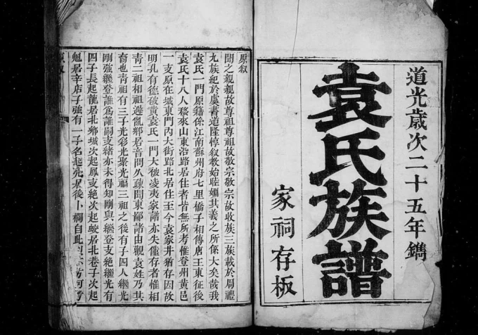 山东龙口市芝阳袁氏族谱-中华家谱网