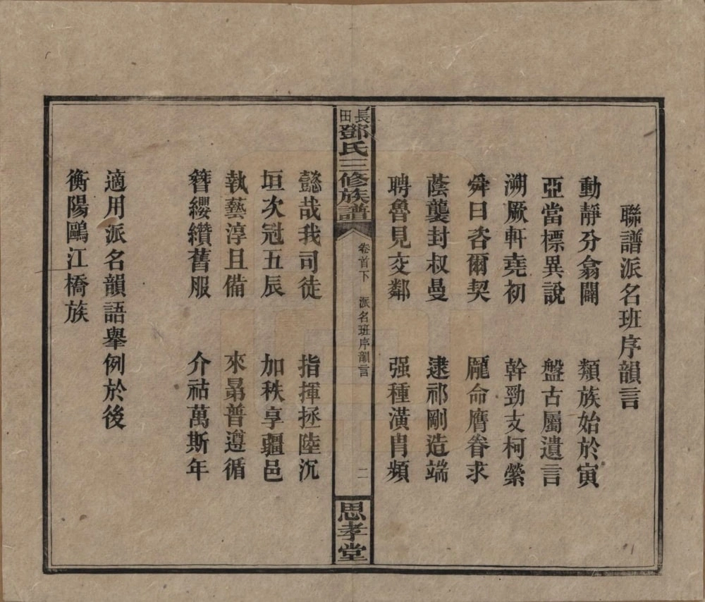 图片[4]-湖南湘乡上湘长田邓氏三修族谱（思孝堂）电子版PDF下载-中华家谱网