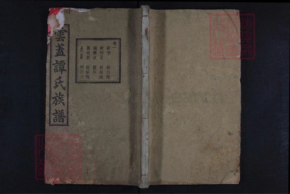 图片[1]-湖南长沙云盖谭氏族谱（宏农堂）电子版PDF下载-中华家谱网