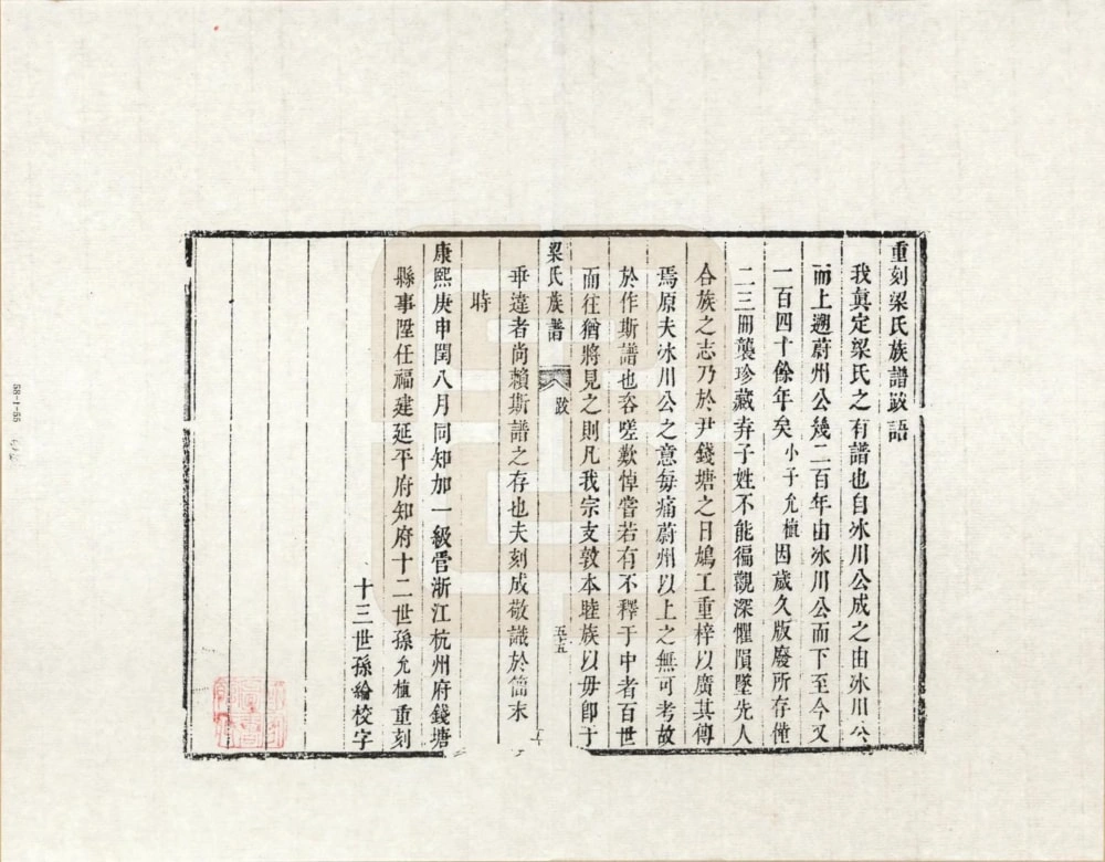 图片[2]-河北石家庄正定梁氏族谱电子版PDF下载-中华家谱网