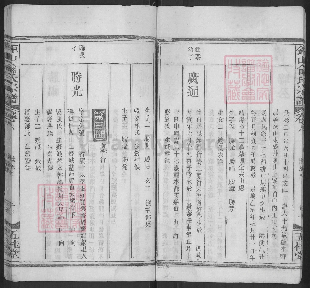 图片[8]-江西上饶广丰丰溪钜山俞氏宗谱（五桂堂）电子版PDF下载-中华家谱网