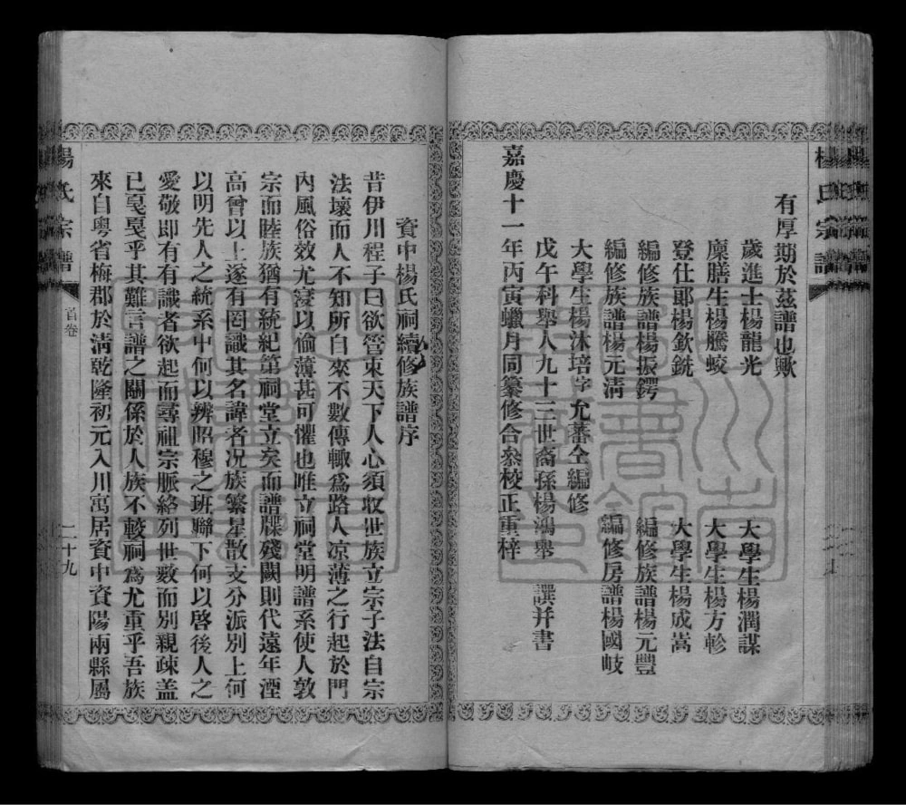 图片[1]-四川资阳资中杨氏祠支谱电子版PDF下载-中华家谱网