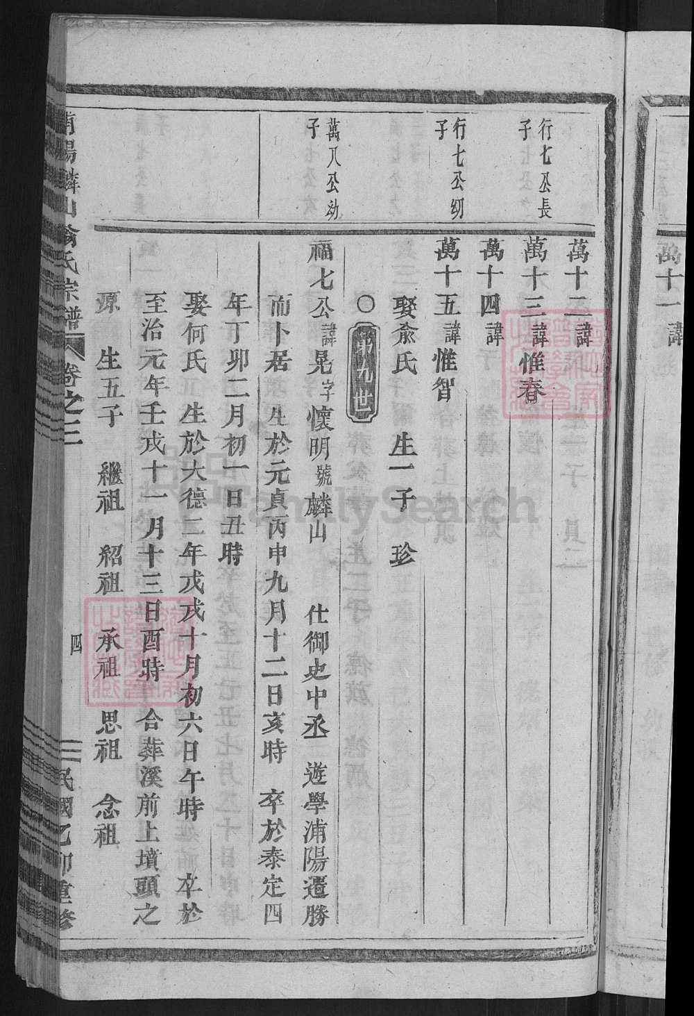 图片[6]-浙江金华浦阳麟山翁氏宗谱电子版PDF下载-中华家谱网