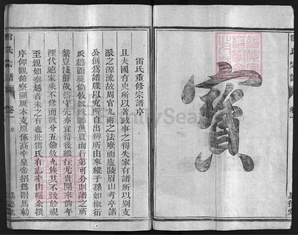 图片[2]-浙江兰溪雷氏宗谱（盛德堂）电子版PDF下载-中华家谱网