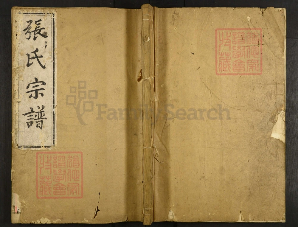 图片[1]-浙江嵊州剡西玨芝张氏宗谱电子版PDF下载-中华家谱网