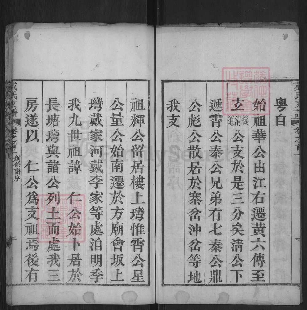 图片[2]-湖北红安戴氏支谱电子版PDF下载-中华家谱网