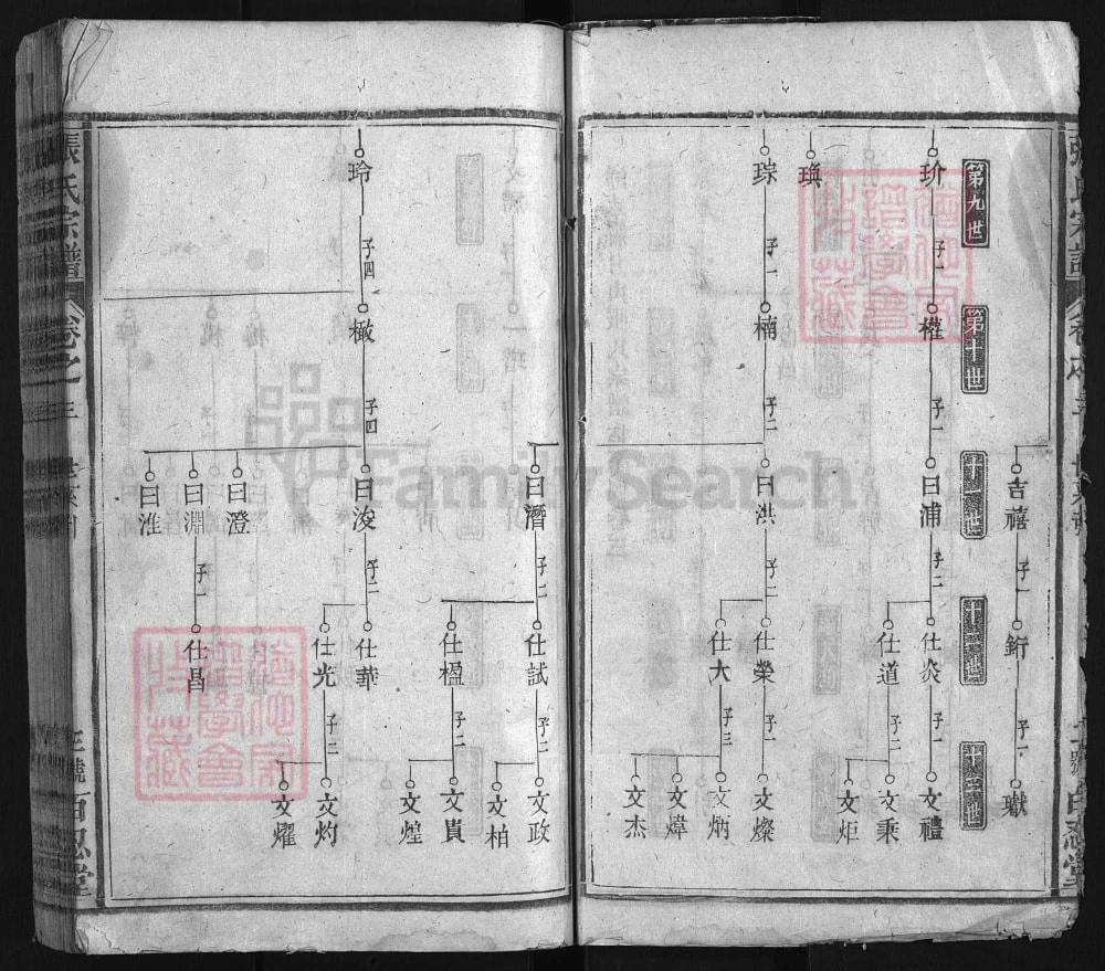 图片[3]-湖北浠水县月山张氏宗谱（百忍堂）电子版PDF下载-中华家谱网