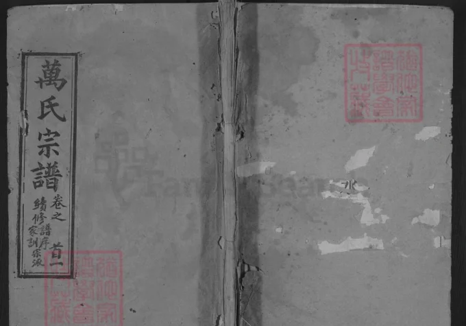 湖北武汉黄陂区万氏宗谱（师孟堂）-中华家谱网