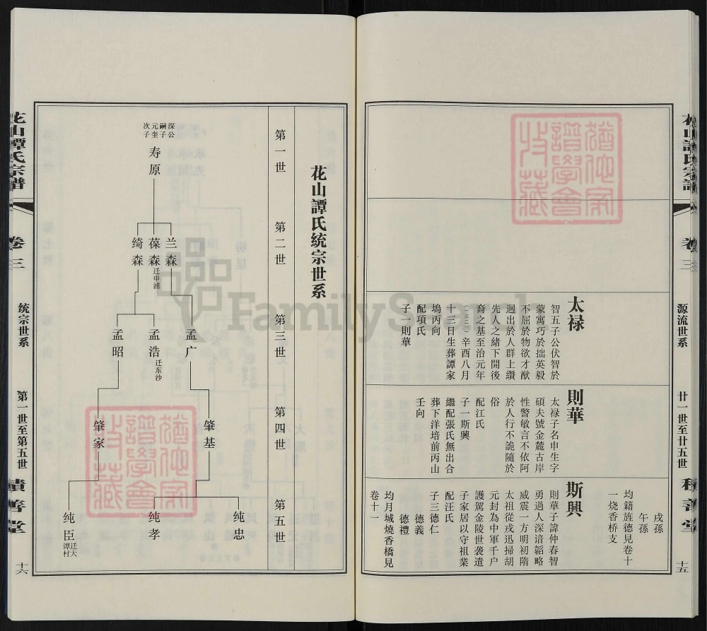 图片[2]-江苏江阴花山谭氏宗谱（积善堂）电子版PDF下载-中华家谱网