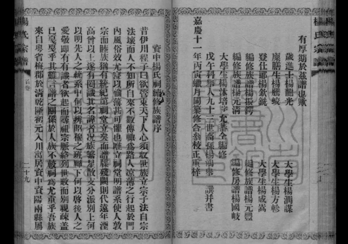 四川资阳资中杨氏祠支谱-中华家谱网