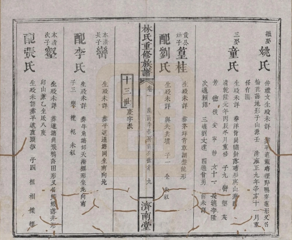 图片[8]-江西萍乡万载林氏重修族谱（济南堂）电子版PDF下载-中华家谱网