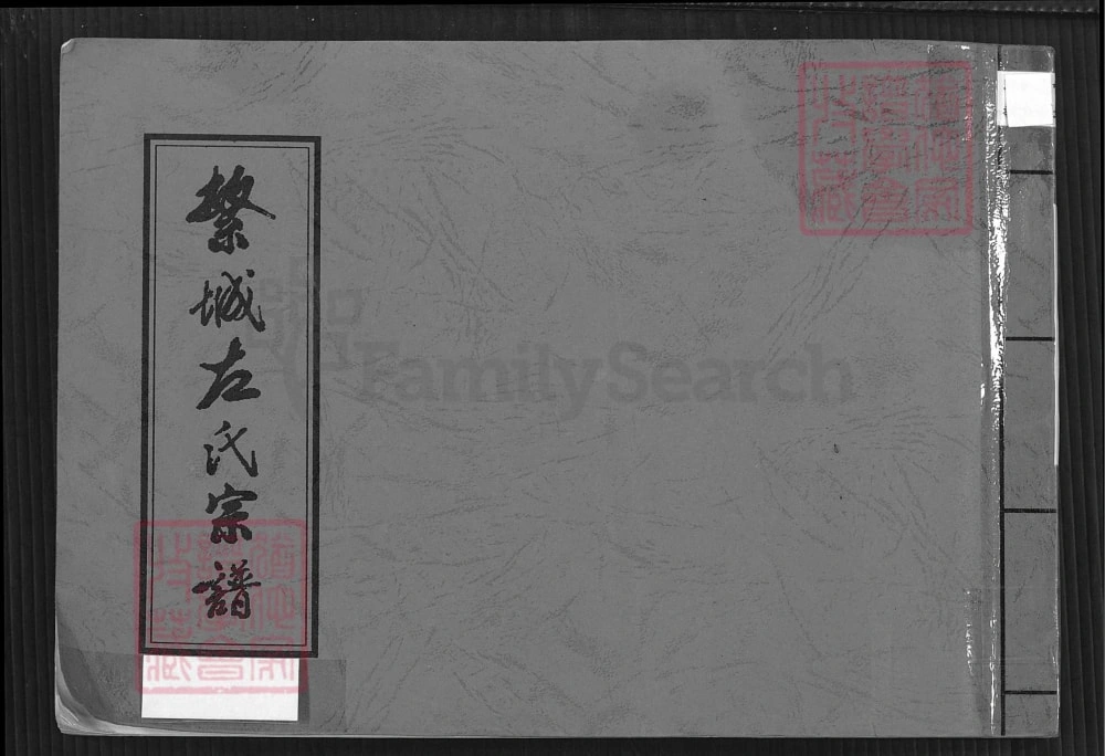 图片[1]-山西忻州繁峙县繁城左氏宗谱电子版PDF下载-中华家谱网