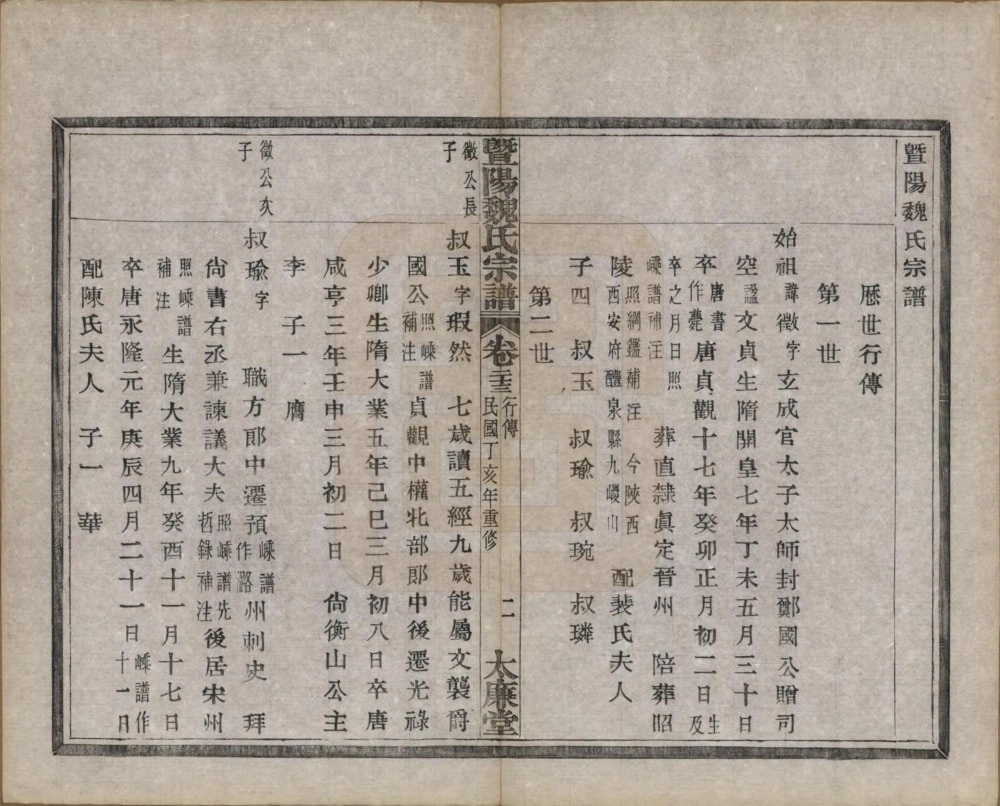 图片[4]-浙江诸暨暨阳魏氏宗谱（太廉堂）电子版PDF下载-中华家谱网