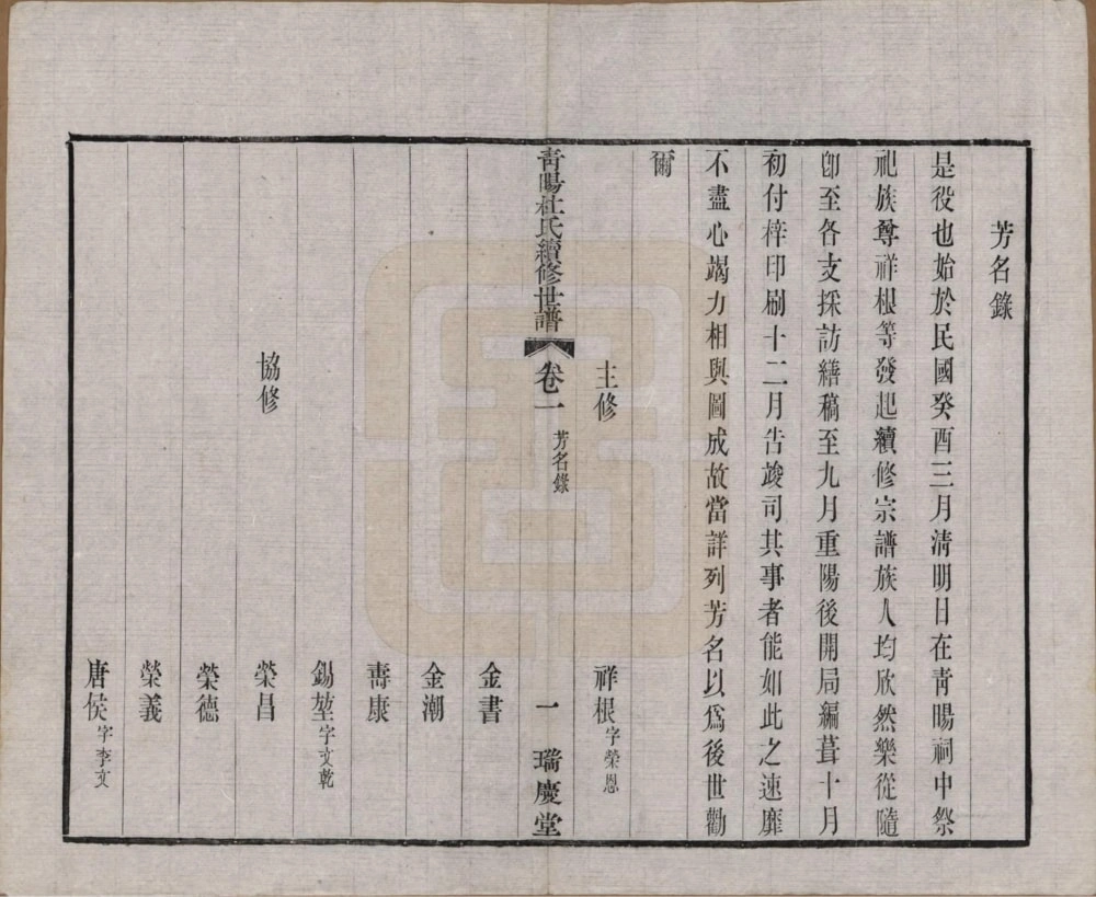 图片[4]-江苏江阴青晹杜氏续修世谱（瑞庆堂）电子版PDF下载-中华家谱网