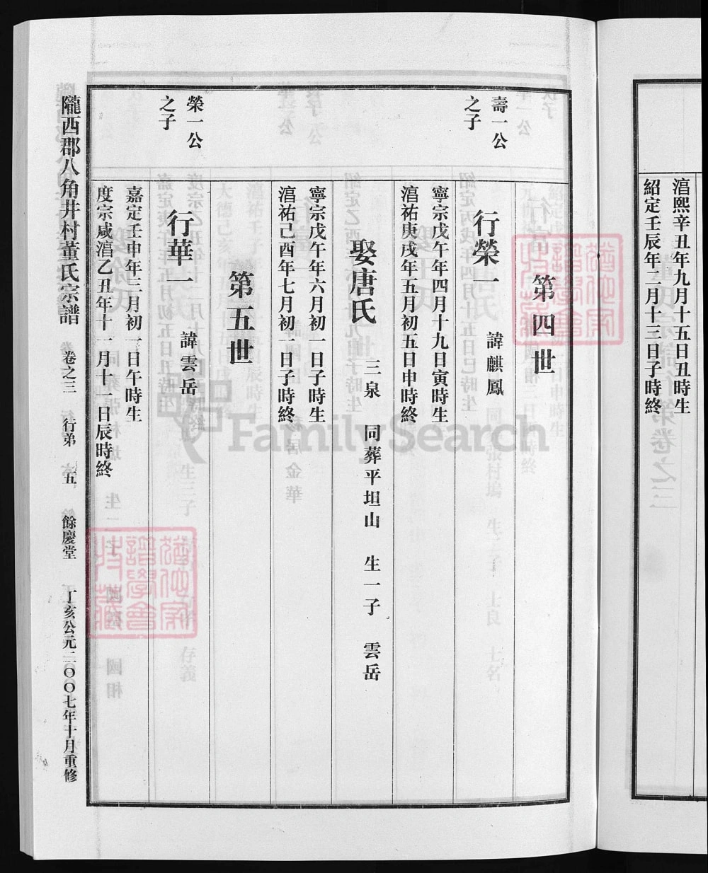 图片[6]-浙江兰溪陇西郡八角井村董氏宗谱电子版PDF下载-中华家谱网