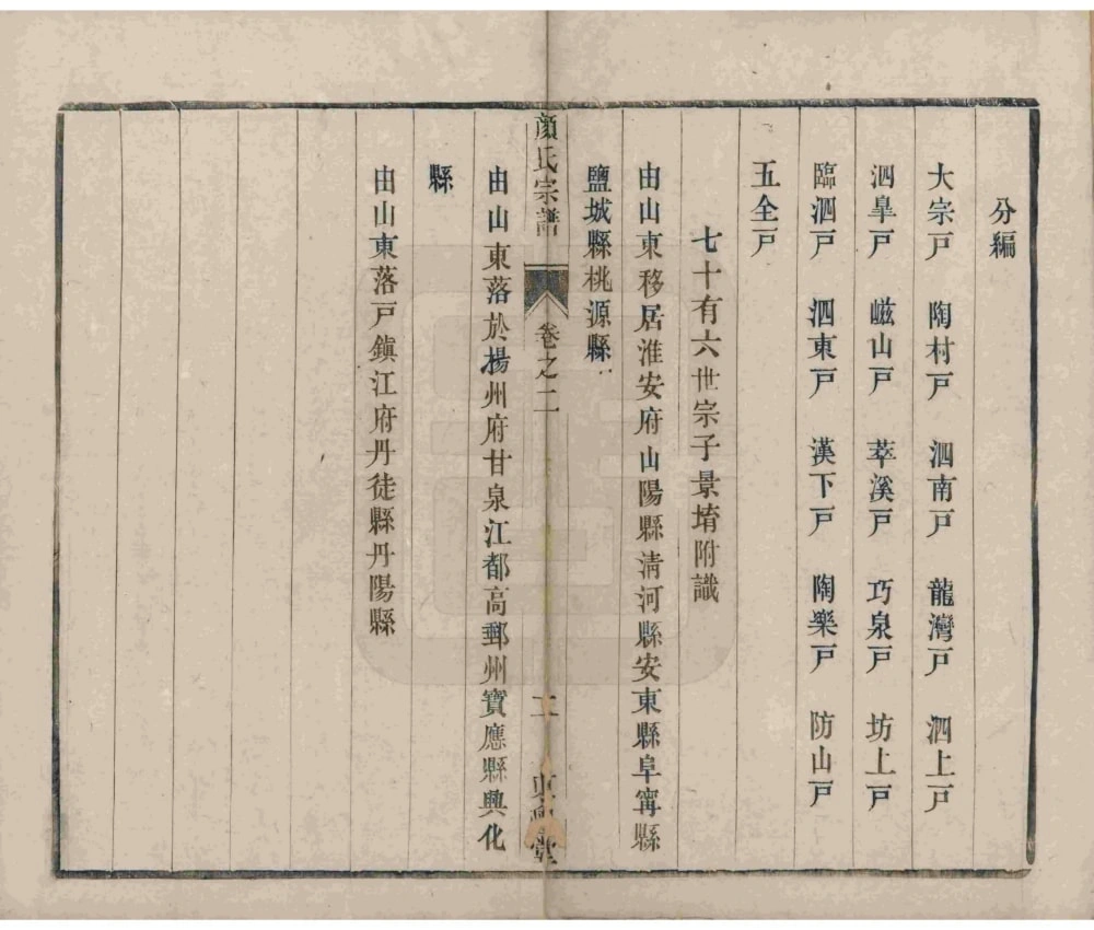 图片[5]-江苏扬州宝应县宝邑颜氏宗谱（东鲁堂）电子版PDF下载-中华家谱网