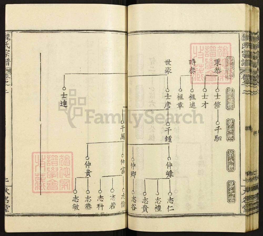 图片[6]-湖北武汉新洲区魏氏宗谱（大名堂）电子版PDF下载-中华家谱网