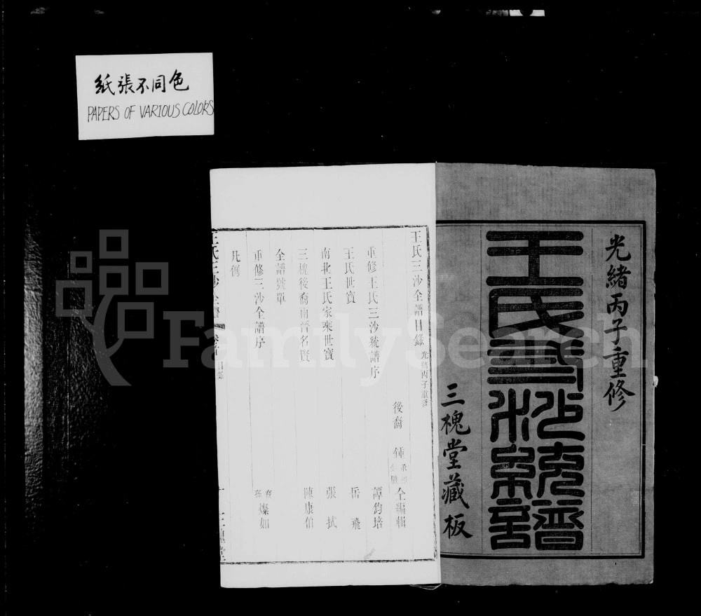 图片[2]-江苏省王氏三沙统谱（三槐堂）电子版PDF下载-中华家谱网