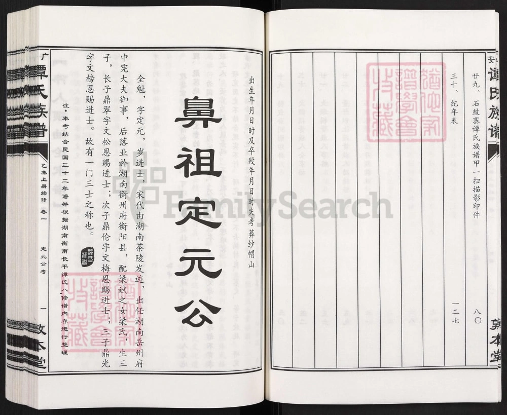 图片[3]-四川广安谭氏族谱乙集上册（敦本堂）电子版PDF下载-中华家谱网