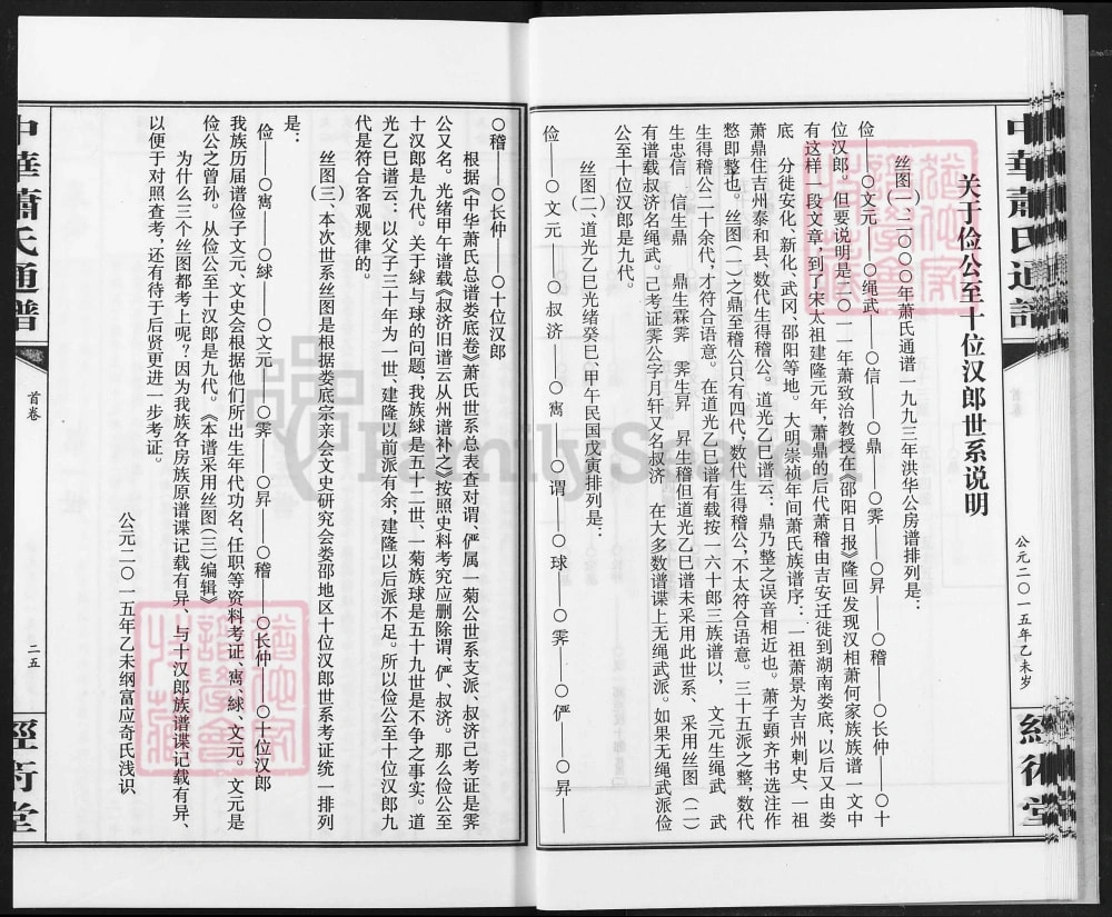 图片[3]-湖南涟源中华萧(肖)氏总谱汉八郎宗支志材公族谱（经术堂）电子版PDF下载-中华家谱网