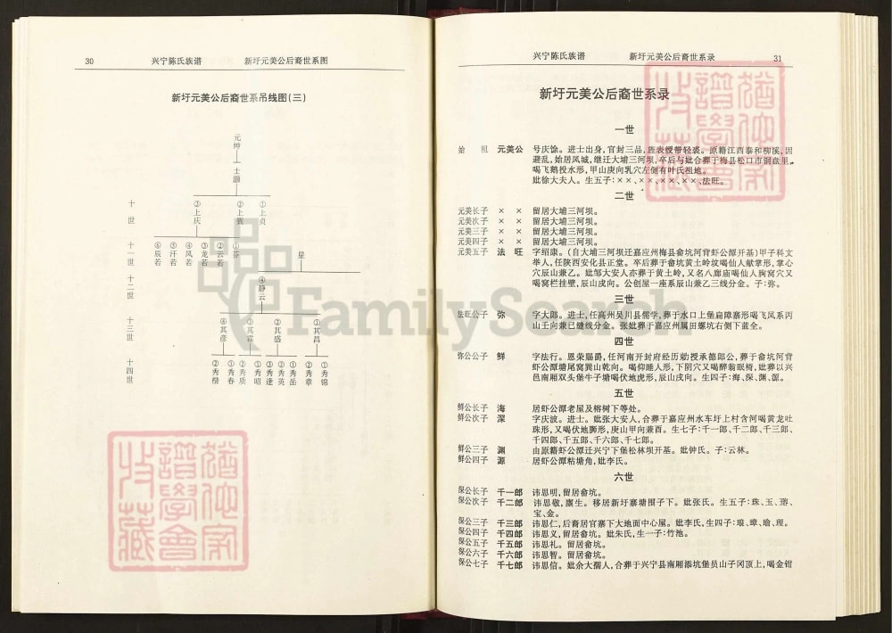 图片[5]-广东兴宁陈氏族谱元美公分谱电子版PDF下载-中华家谱网