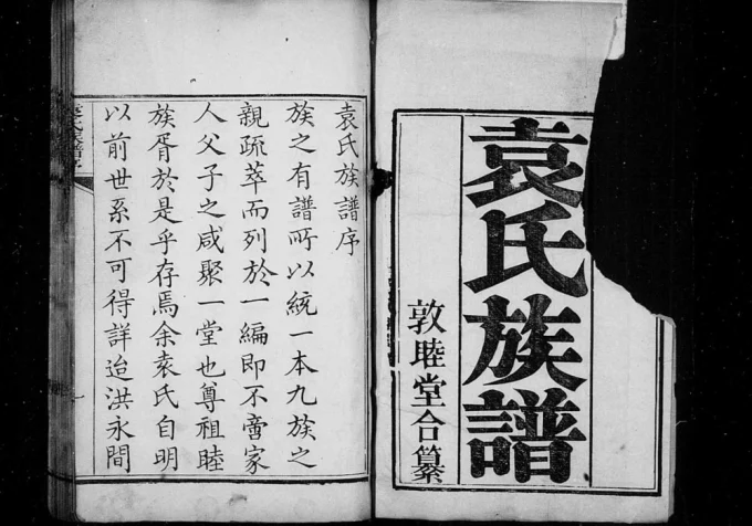 山东青岛即墨袁氏族谱（敦睦堂）电子版PDF下载-中华家谱网