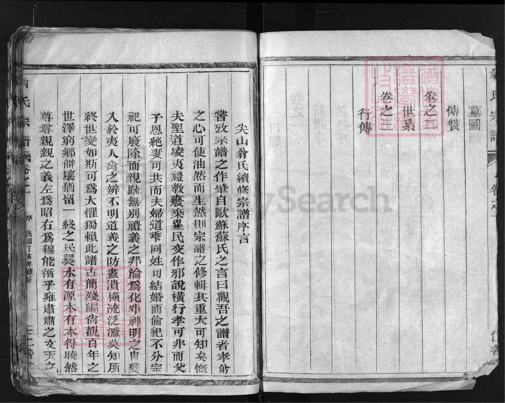 图片[2]-浙江兰溪尖山翁氏宗谱（仁善堂）电子版PDF下载-中华家谱网