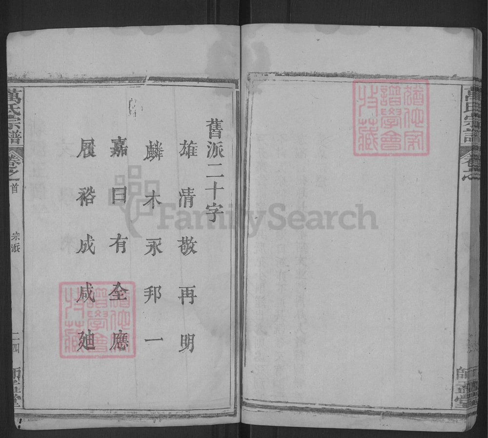 图片[3]-湖北武汉黄陂区万氏宗谱（师孟堂）电子版PDF下载-中华家谱网