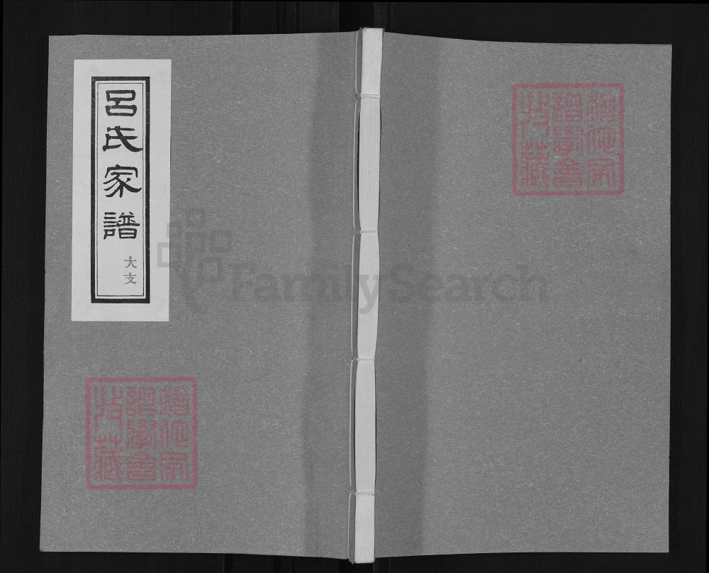 图片[1]-山东邹平长山吕氏家谱电子版PDF下载-中华家谱网