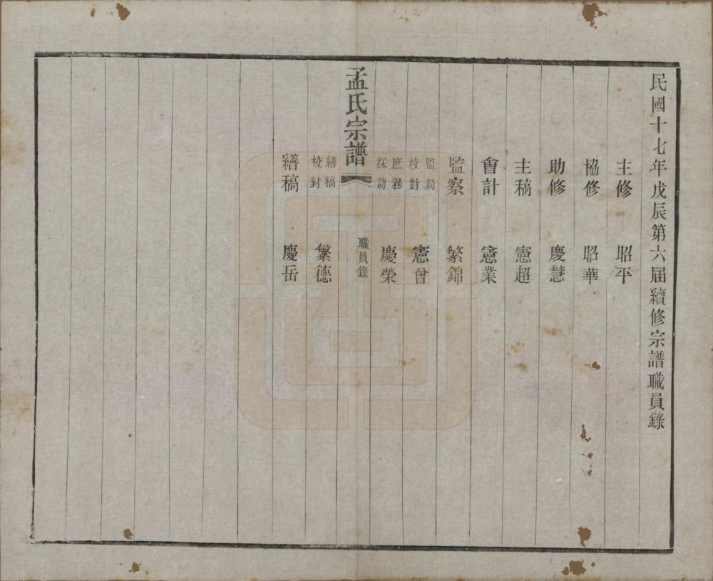 图片[7]-江苏常州毘陵孟氏续修宗谱（愿学堂）电子版PDF下载-中华家谱网