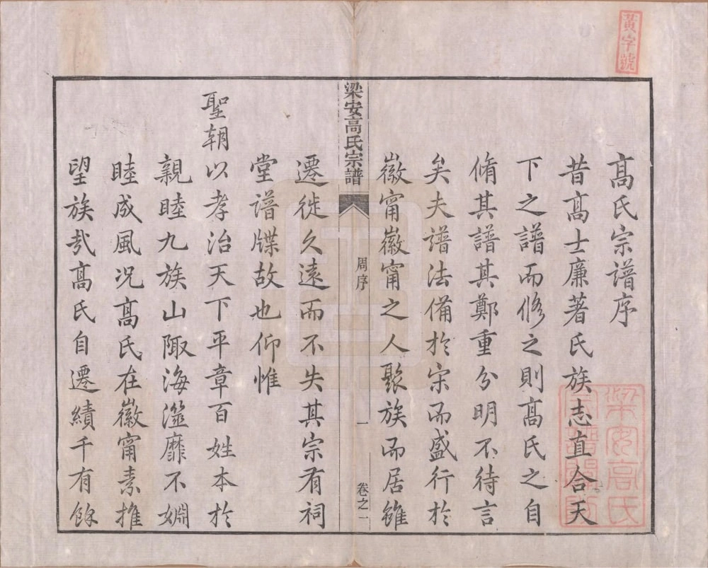 图片[3]-安徽宣城绩溪县梁安高氏宗谱电子版PDF下载-中华家谱网