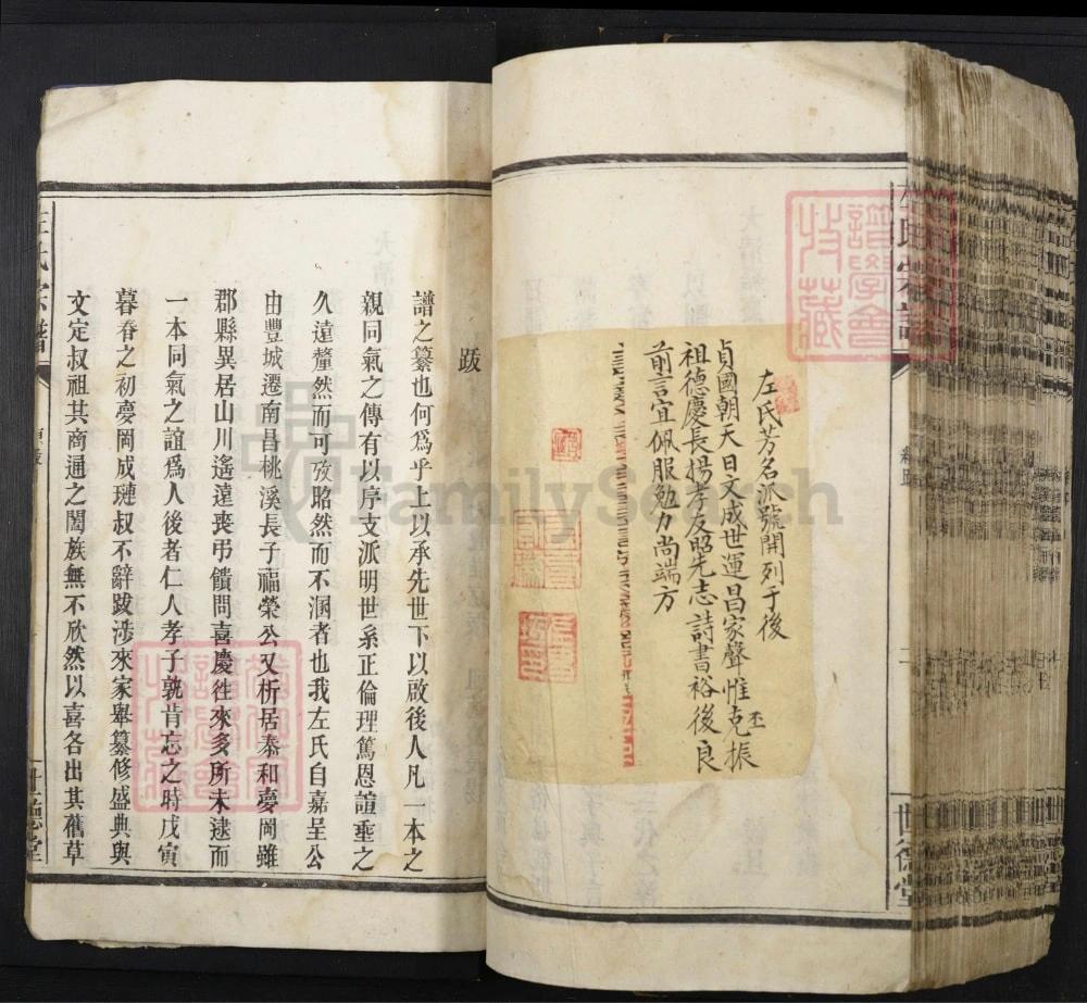 图片[8]-江西南昌桃溪泰和梦冈左氏重修族谱（世德堂）电子版PDF下载-中华家谱网