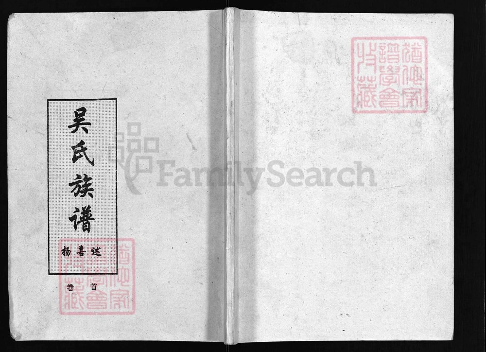 图片[1]-湖南资兴吴氏族谱电子版PDF下载-中华家谱网