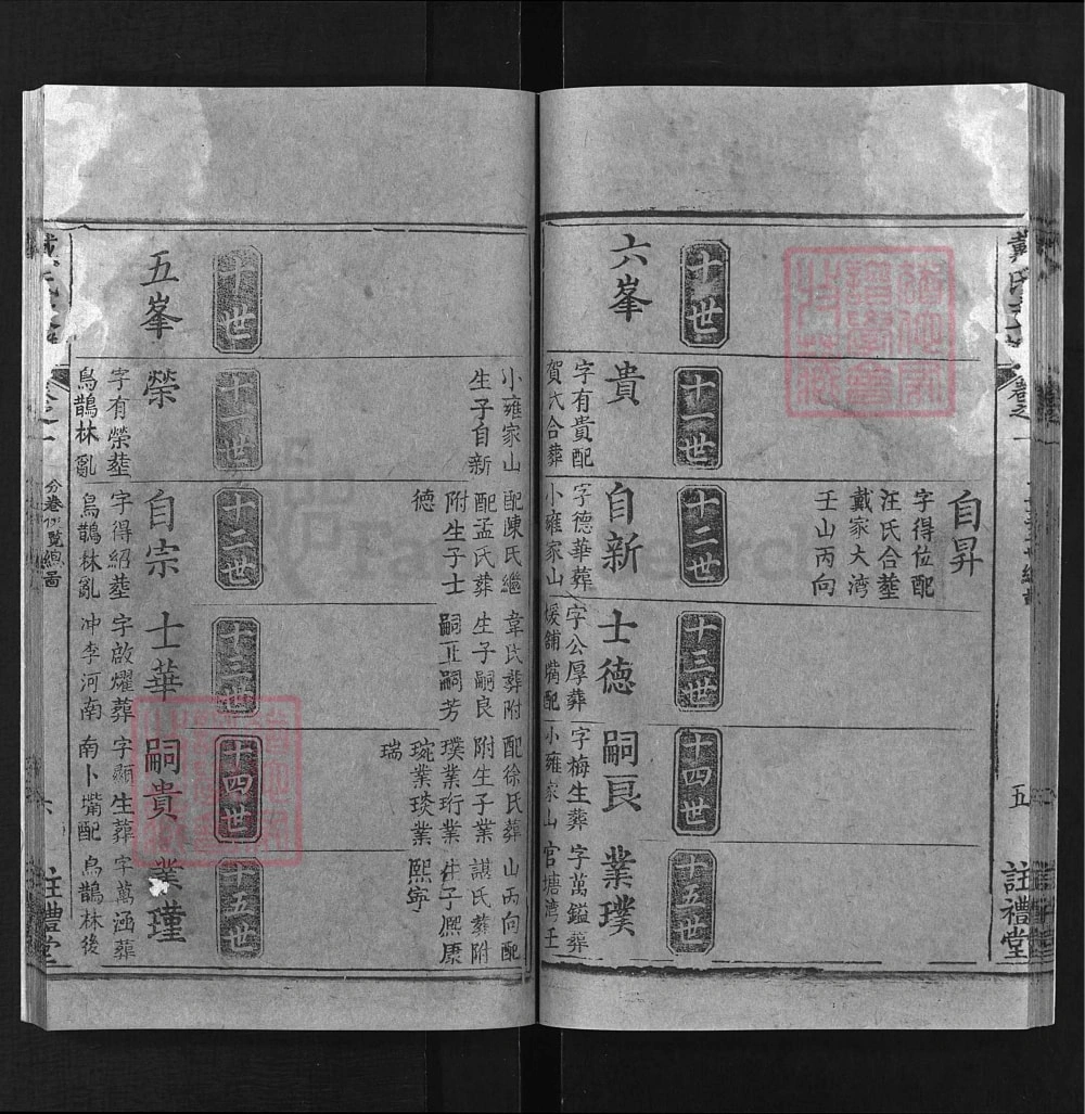 图片[6]-湖北黄冈戴氏一分续修支谱（注礼堂）电子版PDF下载-中华家谱网