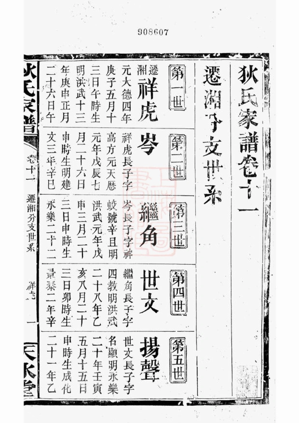 图片[4]-湖南岳阳湘阴县狄氏家谱（天水堂）电子版PDF下载-中华家谱网