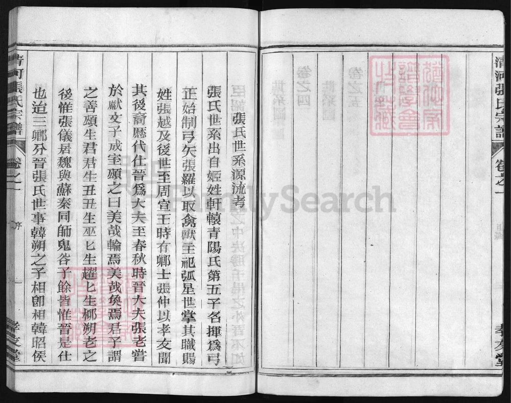 图片[2]-浙江兰溪清河张氏宗谱（孝友堂）电子版PDF下载-中华家谱网