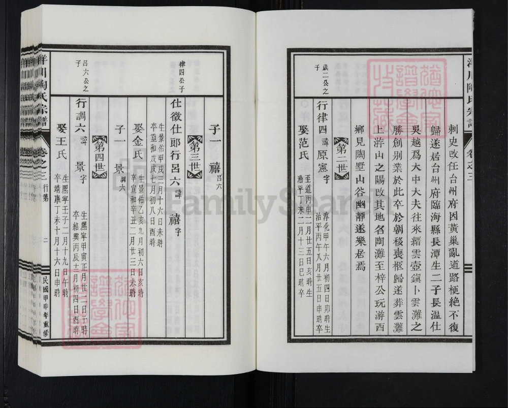 图片[5]-浙江丽水缙云县洋川陶氏宗谱电子版PDF下载-中华家谱网