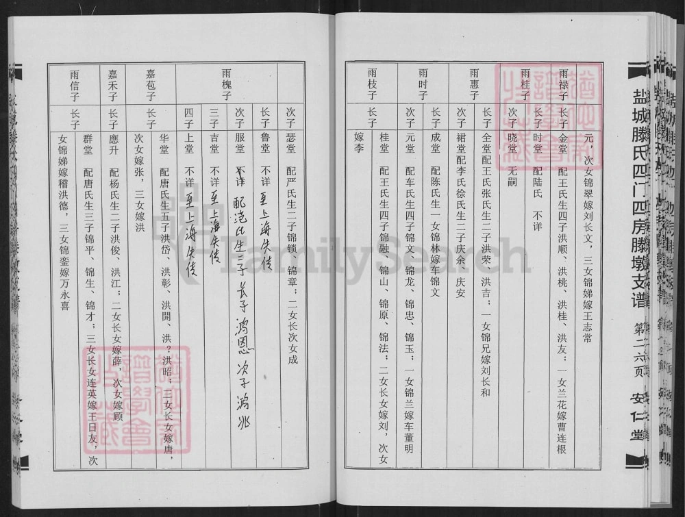图片[8]-江苏盐城腾氏四门四房腾墩支谱（安仁堂）电子版PDF下载-中华家谱网