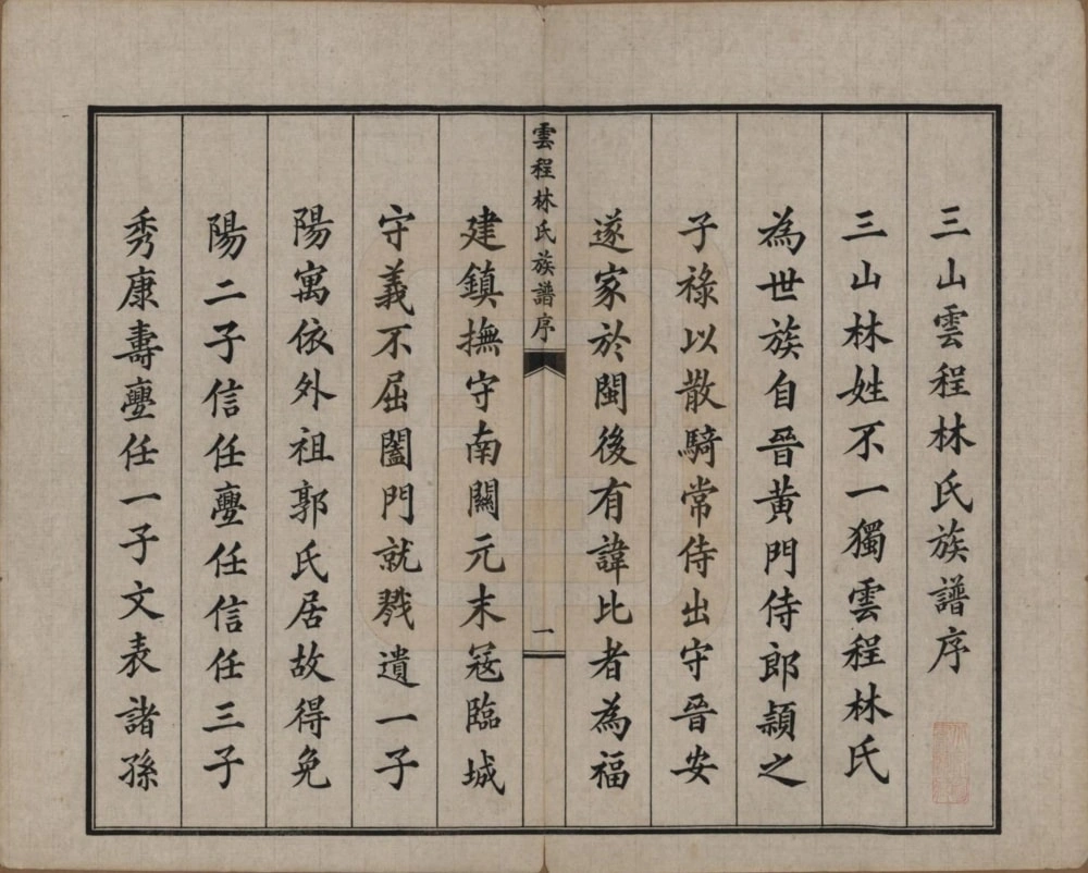 图片[3]-福建福州闽侯县侯官云程林氏家乘电子版PDF下载-中华家谱网