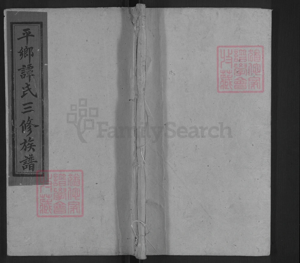 图片[1]-湖南邵阳平乡谭氏三修族谱（敦本堂）电子版PDF下载-中华家谱网