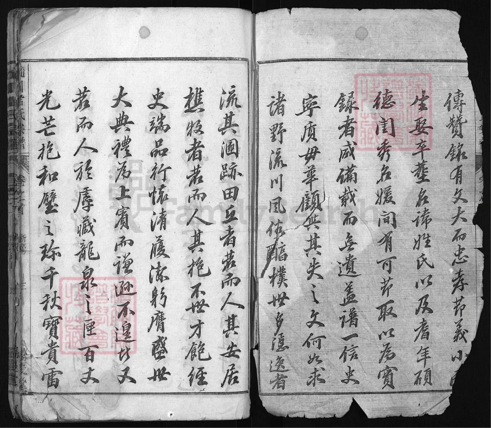 图片[1]-浙江兰溪流川雷氏宗谱（协庆堂）电子版PDF下载-中华家谱网