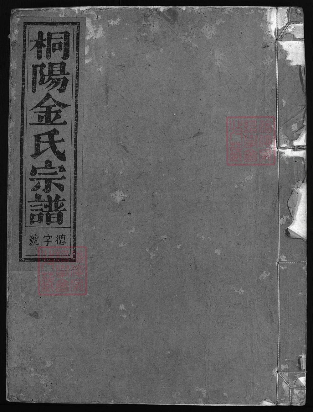 图片[1]-浙江兰溪桐阳金氏宗谱（孝贤堂）电子版PDF下载-中华家谱网