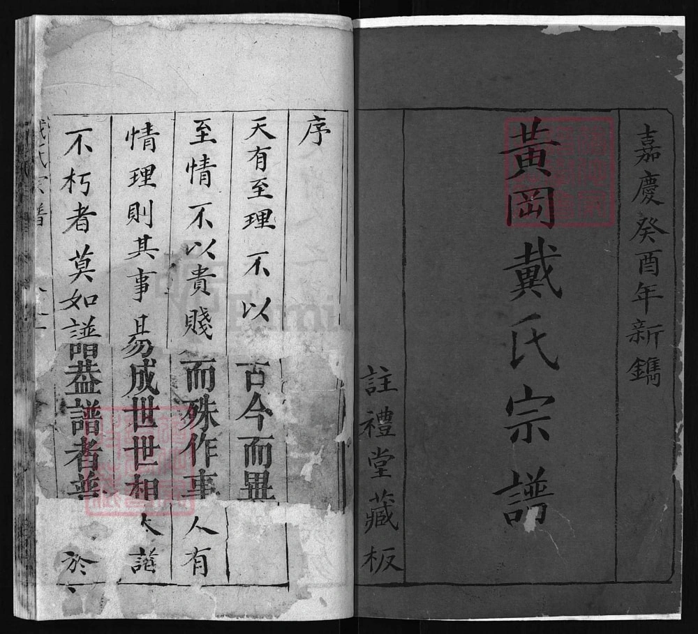 图片[1]-湖北黄冈戴氏宗谱（注礼堂）电子版PDF下载-中华家谱网